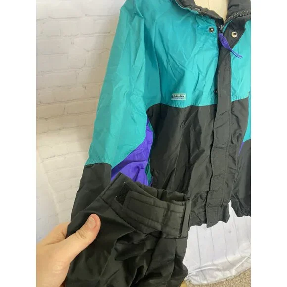 Vintage Columbia Mens XL Colorblocked WindbreakerCollared Jacket - Picture 4 of 9